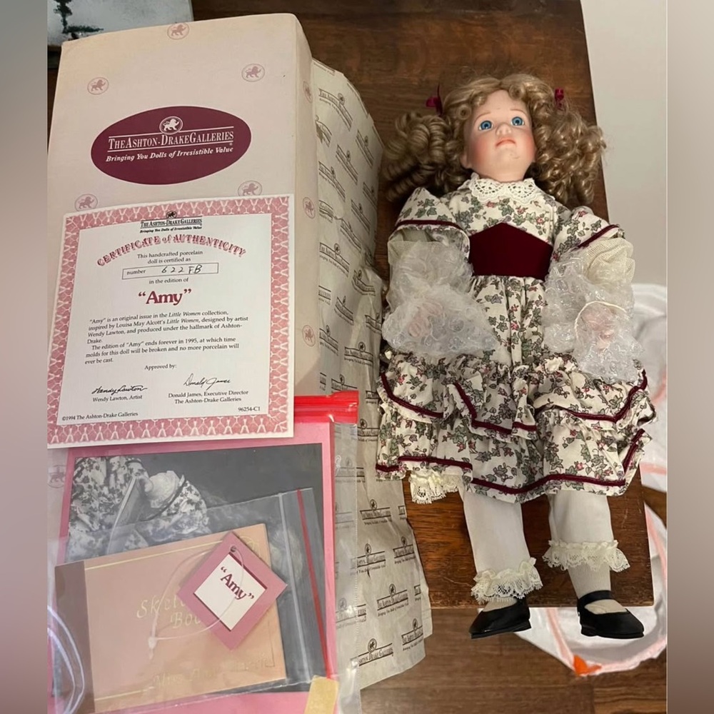Ashton Drake Porcelain Doll
“Amy” from the Little Women Series